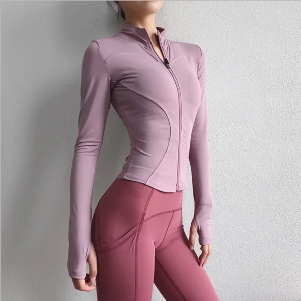 Women’s Long Sleeve Zip-Up Sports Jacket