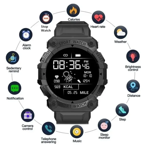 B33 Smart Watch Health Heart Rate Bluetooth Connection