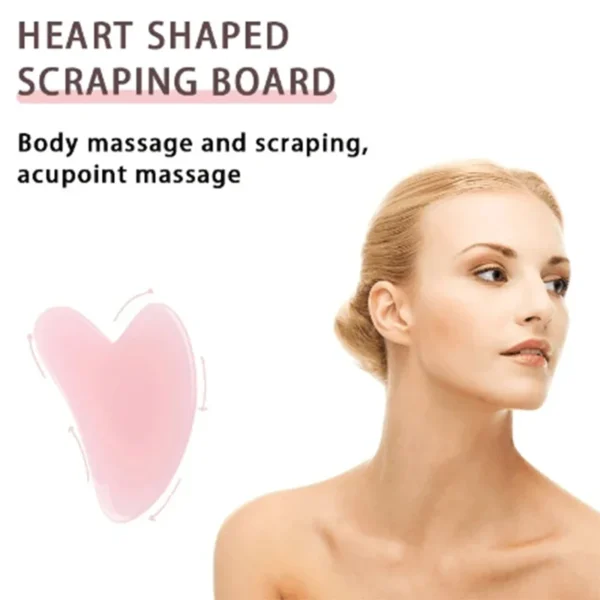 Facial Natural Jade Scraping Board Neck Arm Massage SPA - Image 4