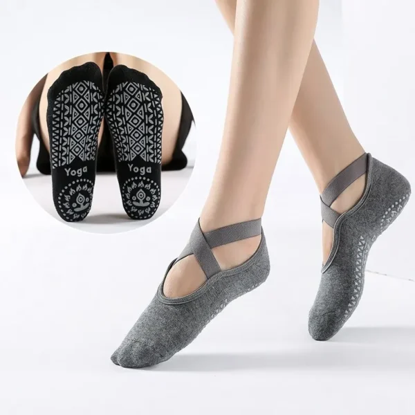 Premium Non-Slip Pilates & Yoga Socks for Women - Image 2