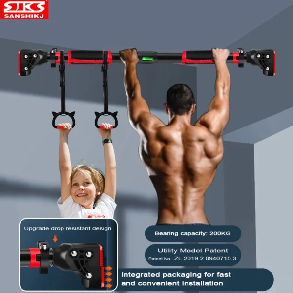 New Anti-Drop Indoor Pull-Up Bar