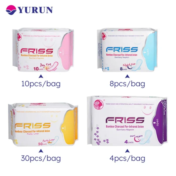 Negative Ion Sanitary Napkin Menstrual Pad