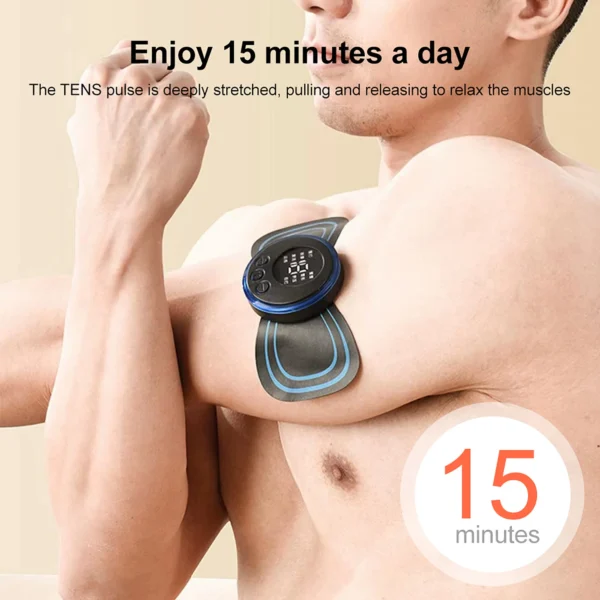 Mini Neck Massager Electric Muscle Stimulator - Image 2