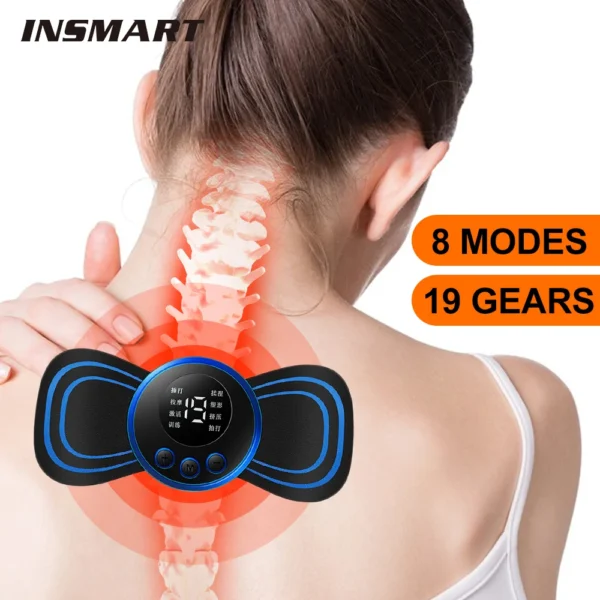 Mini Neck Massager Electric Muscle Stimulator