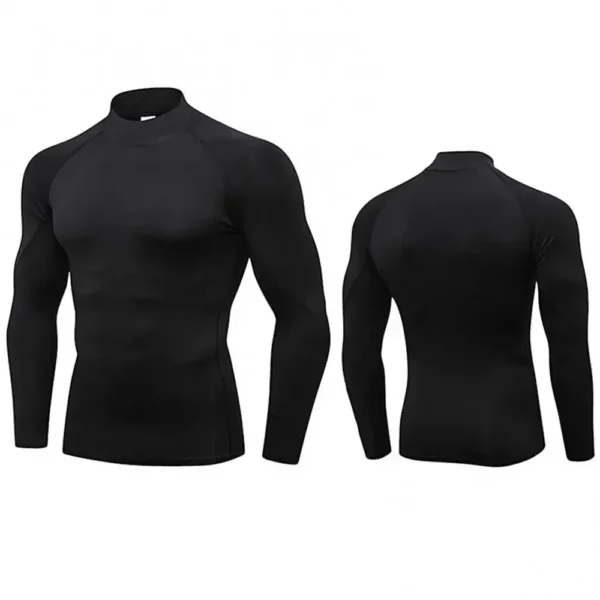 Men's Quick-Dry Compression Turtleneck - Image 2