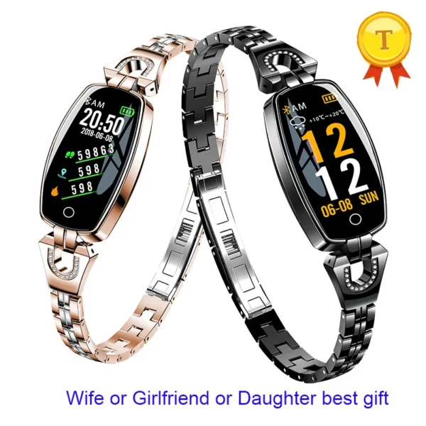 Luxury Smart Fitness Tracker Bracelet – Heart Rate & Blood Pressure Monitor, Call/SMS Alerts - Image 2