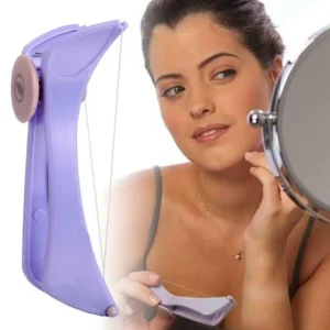 Facial Hair Remover | DIY Face Defeatherer | Spring Threading Epilator for Women & Girls