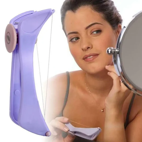 Facial Hair Remover | DIY Face Defeatherer | Spring Threading Epilator for Women & Girls