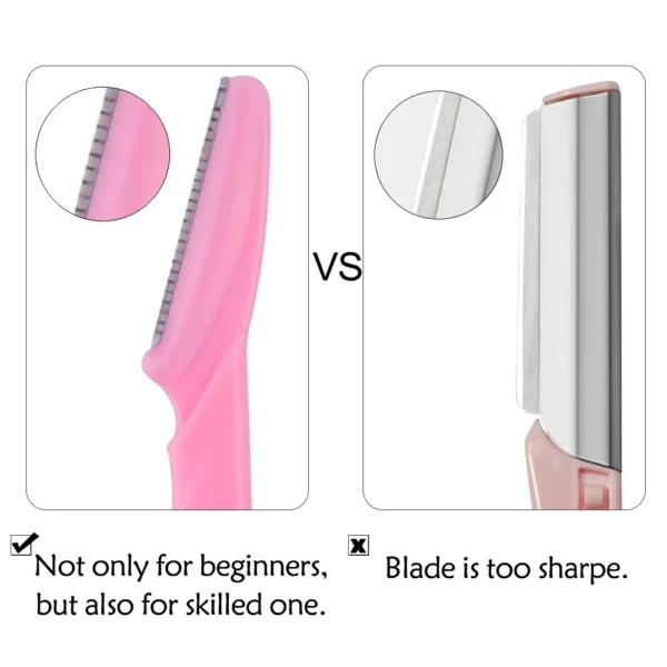 3/4/10Pcs Eyebrow Trimmer Set – Portable Face & Brow Shaver for Precise Hair Removal - Image 3
