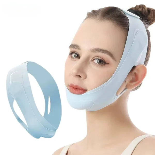 Women Face Slimming Bandage | V Face Shaper Chin & Cheek Lift Belt | Anti-Wrinkle Skin Care Tool - Image 2