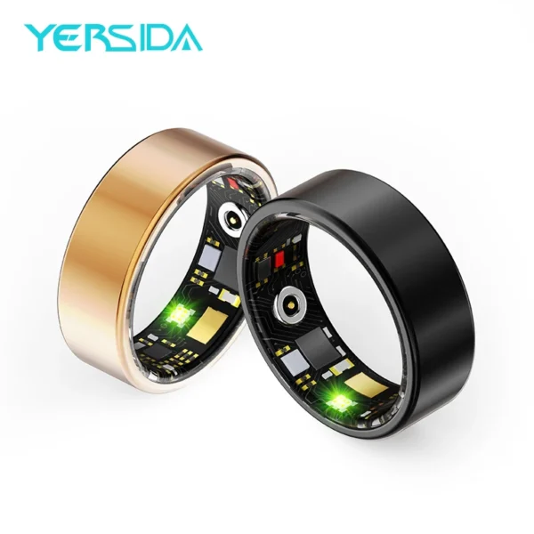 YERSIDA R11M Health Smart Ring - Sleep Monitoring, Heart Rate & Blood Oxygen Tracker, IP68 Waterproof, Sport Mode, Epoxy Resin Material