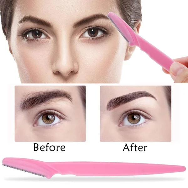 3/4/10Pcs Eyebrow Trimmer Set – Portable Face & Brow Shaver for Precise Hair Removal - Image 4