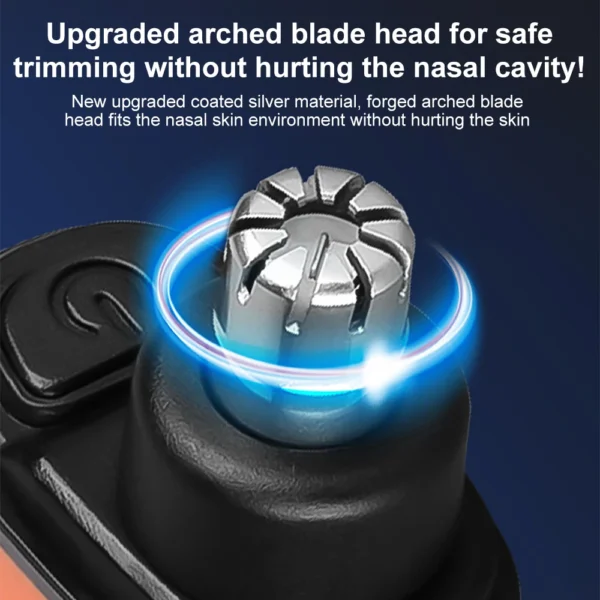 Electric Nose Hair Trimmer with Digital Display – Portable, Washable, & Multi-Purpose Shaver for Men & Women - Image 4