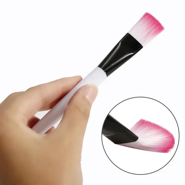 Soft Cosmetic Makeup Brush – Acrylic Handle Face & Foundation Applicator for Skincare & Beauty - Image 2