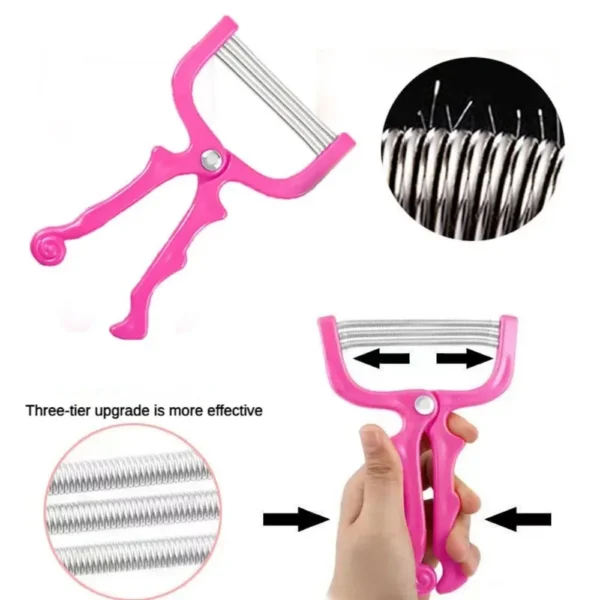 Handheld Facial Hair Epilator – Gentle & Effective Spring Roller for Smooth Skin - Image 4