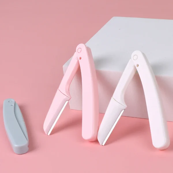 Karsyngirl 3-Piece Eyebrow Trimmer Set - Eyebrow Scissors, Razor, Comb, & Clip for Women - Image 3