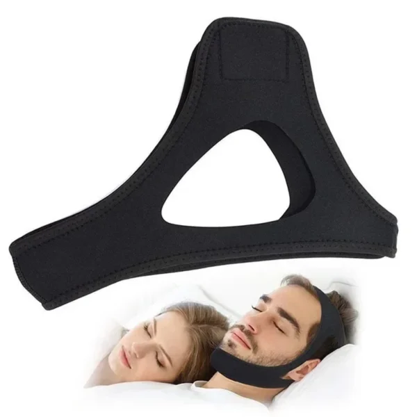 Anti-Snoring Chin Strap for Men & Women – Triangular Mouth Guard Sleep Aid for Better Breathing & Snore Relief - Image 3