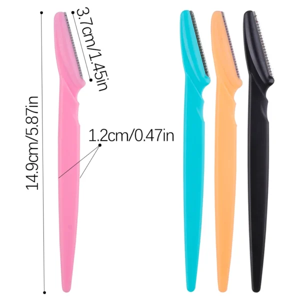 3/4/10Pcs Eyebrow Trimmer Set – Portable Face & Brow Shaver for Precise Hair Removal - Image 6