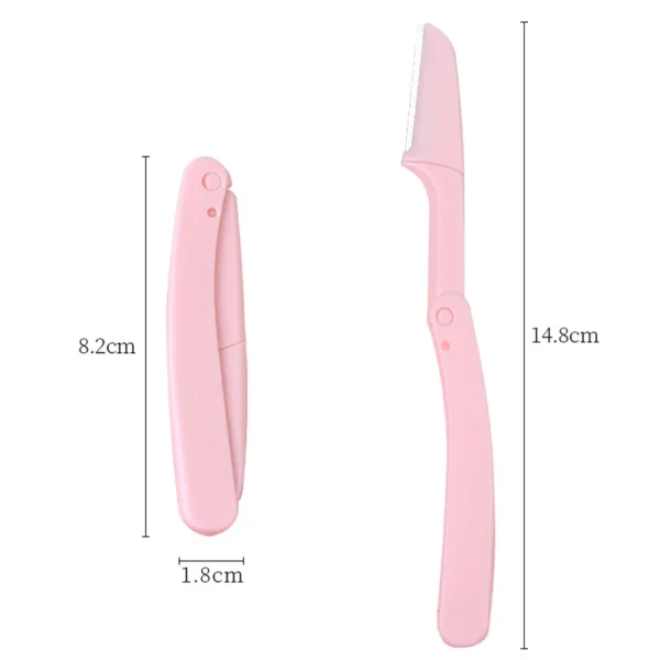 Karsyngirl 3-Piece Eyebrow Trimmer Set - Eyebrow Scissors, Razor, Comb, & Clip for Women - Image 6