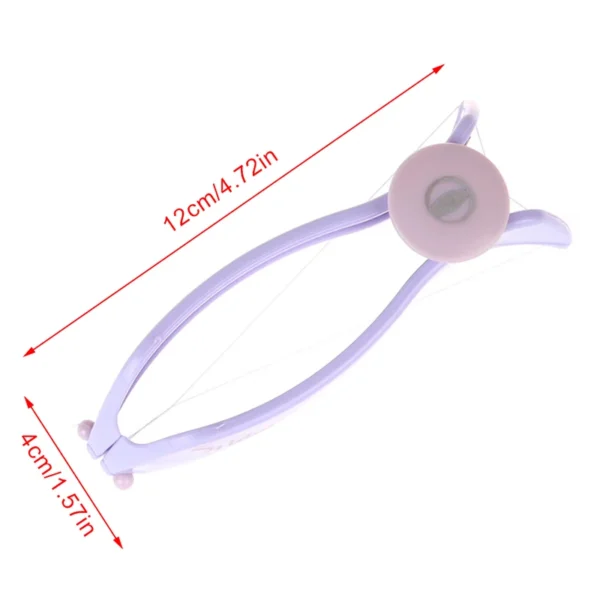 Mini Facial Hair Remover – Spring Threading Epilator for Cheeks & Eyebrows - Image 6