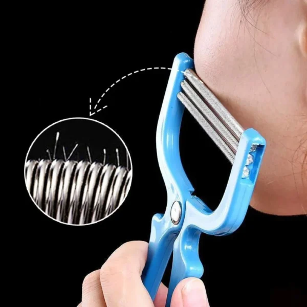 Handheld Facial Hair Epilator – Gentle & Effective Spring Roller for Smooth Skin - Image 3