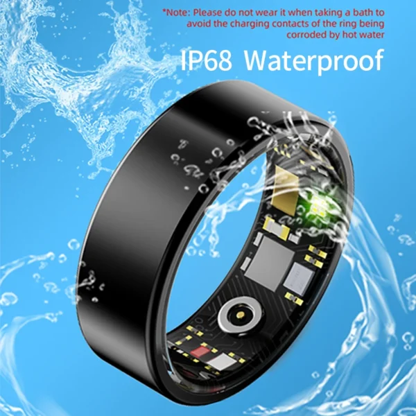 YERSIDA R11M Health Smart Ring - Sleep Monitoring, Heart Rate & Blood Oxygen Tracker, IP68 Waterproof, Sport Mode, Epoxy Resin Material - Image 2